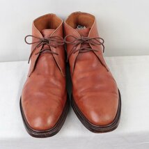 クロケット＆ジョーンズ 10 G チャッカ ブラウン 28.5cm-29.0cm 位 Crockett&Jones 茶 ブーツ 中古 古着 ds4072_画像2