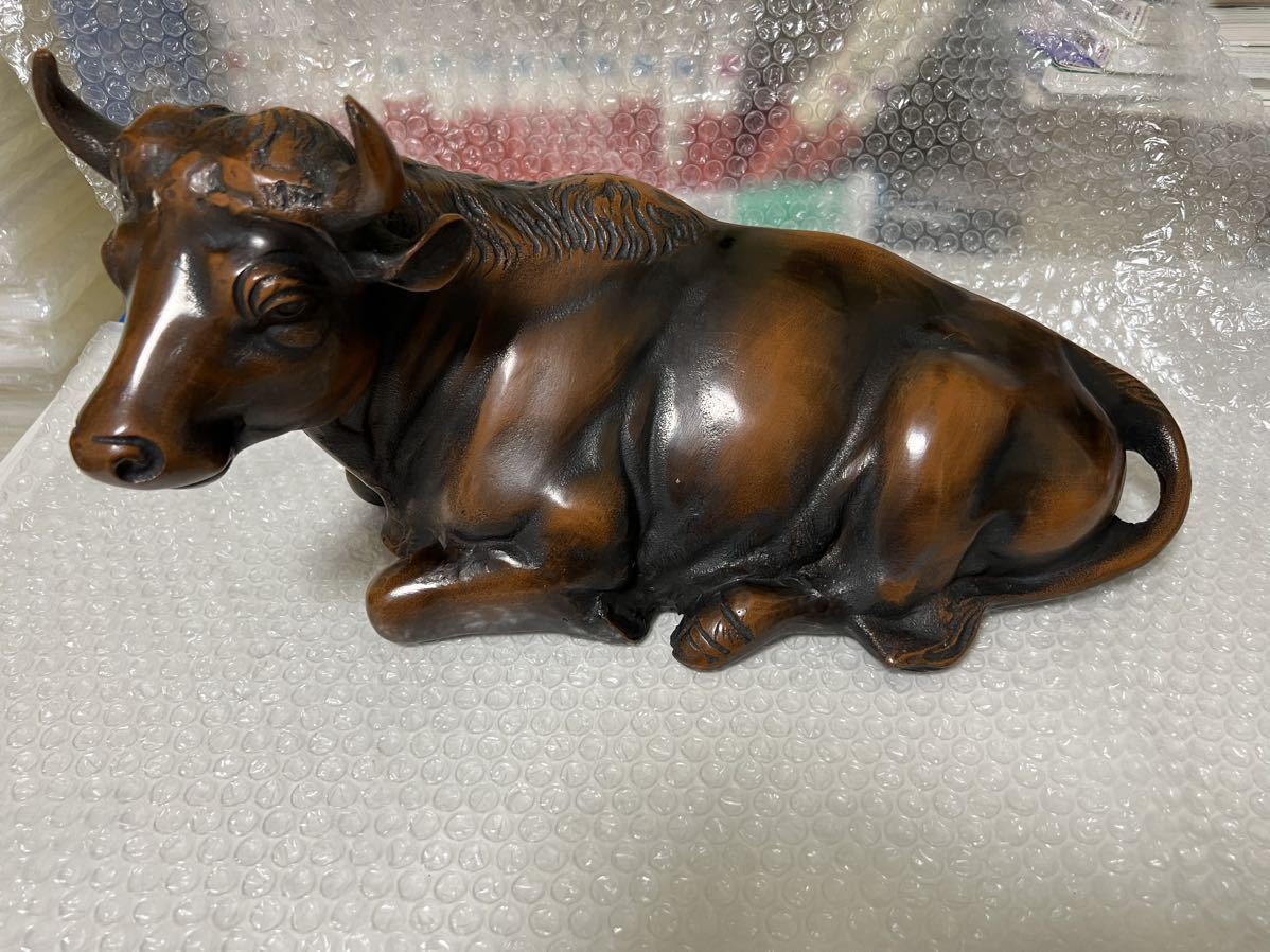 2023年最新】Yahoo!オークション -牛 置物(金属工芸)の中古品・新品