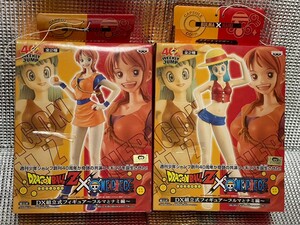 ドラゴンボール　ワンピース　ナミ　ブルマ　フィギュア　景品　アミューズメント　