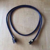 audio-technica AT-EVD1000 D-VIDEO CABLE 1.3m ARTLiNK オーディオテクニカ D端子ケーブル ビデオケーブル 映像ケーブル 130cm_画像1