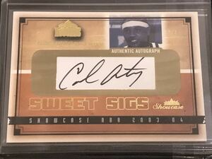 2003-04 Fleer Showcase Carmelo Anthony Sweet Sigs Rookie Auto RC 