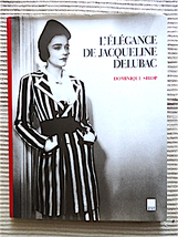 洋書★L’ELEGANCE DE JACQUELINE DELUBAC★ジャクリーヌ・ドリュバック★大判ハードカバー French Edition★1994_画像1