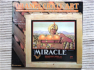 洋書 ORANGE CRATE ART★オレンジ木箱ラベルデザイン集★大判50フルカラー★WARNER BOOKS U.S.A.