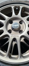 165/55R15 中古 4本 ファイナルスピードアルミホイールセット トーヨータイヤ2019年製　15x5.00　4H X100　_画像5