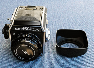 　ゼンザブロニカ ZENZA BRONICA EC 6x6 + Nikkor P75mm f2.8　美品　