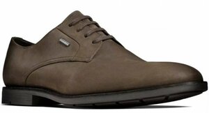 CLARKS 28.5cm ビジネス ダークブラウン ヌバック GTX ゴアテックス 防水 レザー スーツ ドレス ブーツ ジッパー スニーカー 116clks7