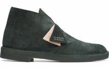 CLARKS 28.5cm オリジナル デザート ブーツ スエード レザー フォレスト グリーン ビジネス ストラップ ローファー スニーカー 限17_画像2