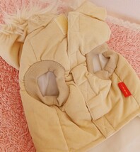 犬服　◇新品、未使用品◇　在庫処分セール！　エルモダウン　ベージュ　サイズ3号_画像5