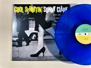 新品・未使用　送料500円　カラード・ブルー盤　美品　ソニー・クラーク　Sonny Clark　Cool Struttin　UK盤　180g重量盤　限定盤　1LP