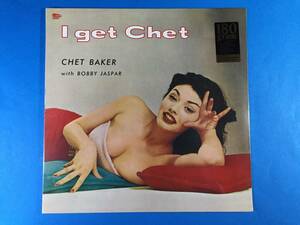 未開封　チェット・ベイカー　アイ・ゲット・チェット　美女ジャケ　人気　Chet Baker I Get Chet　EU盤　180g重量盤　1LP　送料500円