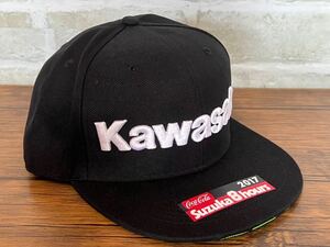 非売品 新品未使用 カワサキ キャップ帽子 スナップバック　2017年カワサキ8耐ツアー参加特典　スナップバック 検索ニューエラKawasaki
