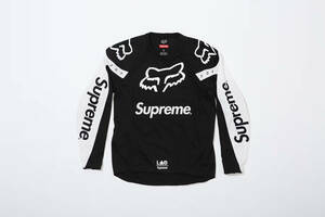 【国内正規新品M】2018SS Supreme / Fox Racing Moto Jersey Top フォックスレーシング　ジャージ　BLCK 黒