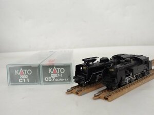KATO Nゲージ 蒸気機関車 2002 C11/2007-1 C57 山口号タイプ ケース付き カトー ▽ 6C1B2-6