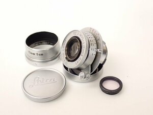 Leica ライカ 単焦点レンズ Elmar 5cm f3.5 沈胴 L(L39)マウント エルマー 1956年製 □ 6C44D-4