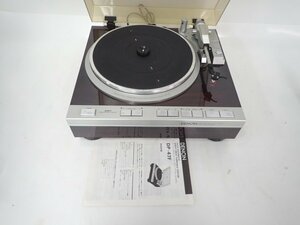 DENON DP-47F ダイレクトドライブターンテーブル/レコードプレーヤー デノン/デンオン 説明書付き カートリッジDL-80MC付 △ 6C1C6-4