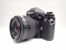 Nikon F3 アイレベル + AF NIKKOR 35-70mm F3.3-4.5 + Zoom-NIKKOR 80-200mm F4 レンズ ニコン フィルム一眼レフカメラ ∩ 6C26A-1_画像3
