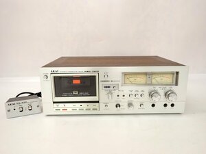 AKAI アカイ 赤井電機 カセットデッキ GXC-750D タイマーコントロールアダプター TA-270 付き □ 6C43D-28