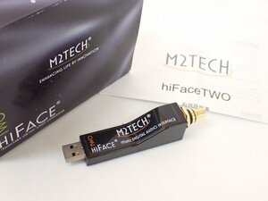 M2TECH ハイエンドS/PDIF出力インターフェース hiFace TWO USB-DDC DDコンバーター 説明書/元箱付き □ 6C4B3-3