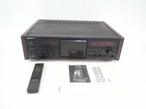 SONY TC-K555ESL カセットデッキ ソニー リモコン/説明書付き オーディオ △ 6C5AD-2