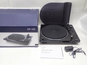 DENON デノン デンオン ベルトドライブ式レコードプレーヤー DP-400 元箱付き ¶ 6C5CC-1