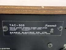 SANSUI サンスイ/山水 FM/AMレシーバーアンプ TAC-505 □ 6C621-2_画像5