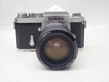 Nikon ニコン F アイレベル フィルム一眼レフカメラ ボディ + ZOOM-NIKKOR 35-105mm F3.5-4.5 レンズ + SB-20 + PB-5 + PS-5 ¶ 6C5CA-1_画像2