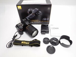 良品 Nikon D7500 + AF-S DX NIKKOR 18-140mm F3.5-5.6G ED VR ニコン デジタル一眼レフカメラ レンズキット ∬ 6C67C-1