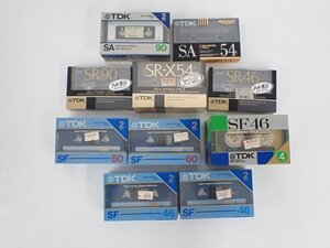 【未開封品】 TDK カセットテープ TYPEII ハイポジ 20本セット SA/SF/SR/SR-X △ 6C640-7