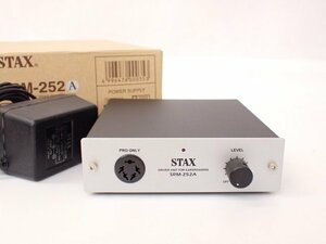 【美品】 STAX スタックス SRM-252A ヘッドフォンアンプ ドライバー ユニット 元箱付き □ 6C6C8-15