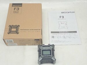 ZOOM ズーム F3 Field Recorder フィールドレコーダー 元箱付き ¶ 6C69D-1