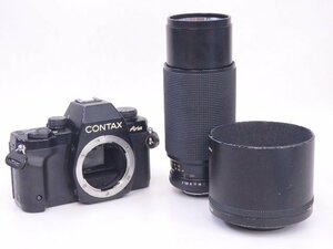 CONTAX/コンタックス フィルム一眼 Aria アリア/望遠ズームレンズ Carl Zeiss Vario-Sonnar 80-200mm F4 T* MMJ § 6C5FC-1