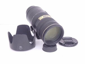 Nikon/ニコン 望遠ズームレンズ AF-S NIKKOR 70-200mm f2.8G ED VR II レンズフード・ケース付 ナノクリスタルコート ◆ 6C676-2