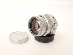Leica ライカ 単焦点レンズ Summicron 5cm（50mm） F2 初代 1958年製 固定鏡胴 Mマウント ズミクロン □ 6C6BE-2