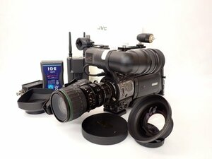 JVC/Victor ビクター業務用HDメモリーカードカメラレコーダー ビデオカメラ GY-HM700 コンバージョンレンズ/説明書付き □ 6C05D-16