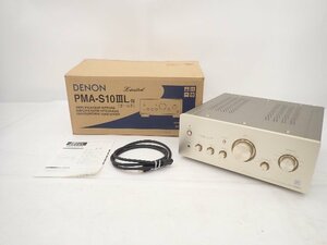 DENON デノン/デンオン プリメインアンプ PMA-S10IIIL 元箱/説明書/電源ケーブル付 ∽ 6C69E-2