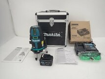 【良品】makita マキタ 充電式レーザー墨出し器 SK312GD 元箱/説明書/10.8Vバッテリー/充電器付 ∽ 6C858-1_画像1