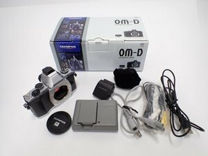 良品 OLYMPUS OM-D E-M5 オリンパス ミラーレス一眼レフカメラ ボディ マイクロフォーサーズ ストロボ/元箱付 ∬ 6C774-11