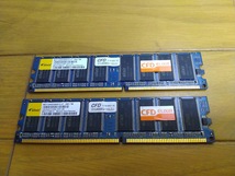 デスクトップ用メモリ / DDR400 / PC3200 / CL3 / 1GB × 2枚セット_画像3
