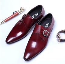オックスフォードシューズ メンズシューズ レザーシューズ 革靴 PU革 ロングノーズ 紳士靴 ビジネスシューズ　ブラック 　24.5cm~29cm　_画像5