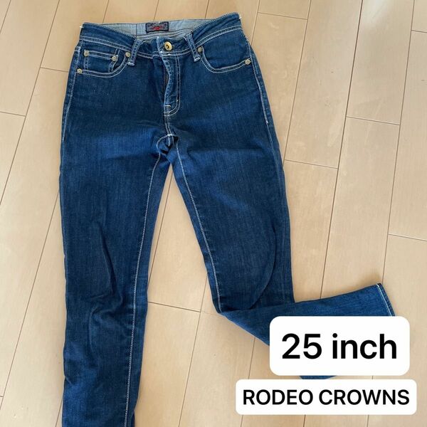 ロデオクラウンズ　rodeo crowns レディース　スキニー　25　ジーパン デニムパンツ