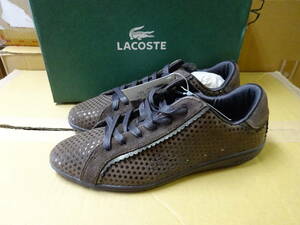 ★新品　LACOSTE　スニーカー シューズ4　BR　24.5 cm ラ3