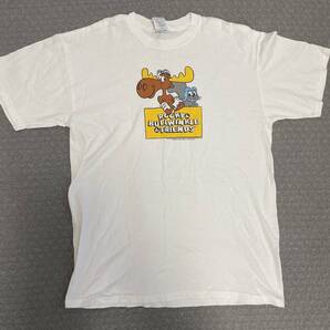rocky&bullwinkle ロッキーとブルウィンクル tシャツ Lサイズ