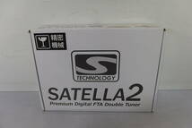 ◆SATELLA2(サテラ2) HD対応デジタルFTAチューナー 無料衛星放送視聴/ダブル録画対応Ｗチューナー/衛星チューナー/ジャンク扱い_画像1