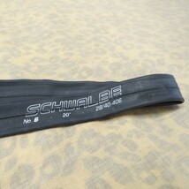 自転車 チューブ SCHWALBE シュワルベ 20×1.35 仏式 フレンチバルブ FVバルブ 2本セット 新車取外し品 未使用_画像4