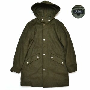 A.P.C. アーペーセー メルトンフードコート 36サイズ メンズ M738840