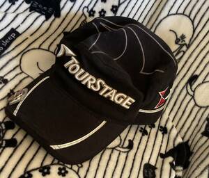 早い者勝ち/超激レアキャップ【TOURSTAGE ツアーステージ】ブリヂストン BRIDGESTONE ゴルフキャップ 帽子GOLF CAP/フリーサイズ(56-59cm)