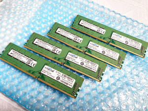 【動作確認済/1円～】DDR4-2133 1.2V 8GB 4枚セット（Crucial CT8G4DFD8213）