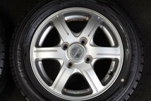 ★バリ山 155/65R13 国産ダンロップ スタッドレス 21年製4本SET 軽自動車 MAXエッセオプティワゴンRアルトセルボパレットラパンミラムーヴ_画像5