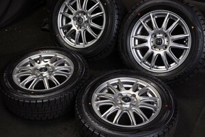 ★新品同様 175/65R14 国産ダンロップ スタッドレス 20年製 4本SET bBカローラスパーキーパッソファンカーゴラウムヴィッツアトレー7ブーン