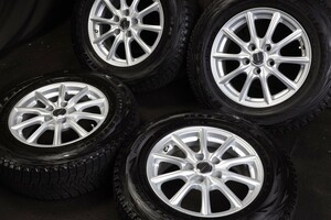 ★バリ山 215/70R16 ブリヂストン スタッドレス BLIZZAK DM-V1 トヨタ用アルミホイール 4本セット RAV4クルーガーハリアー等